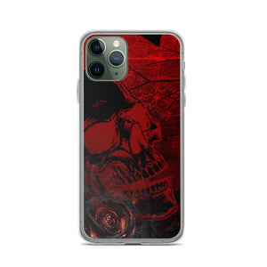 TRANSPARENT SKULL iPhone Case