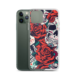 WHITE SKULL iPhone Case