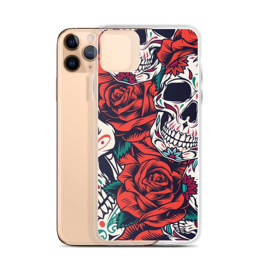 WHITE SKULL iPhone Case