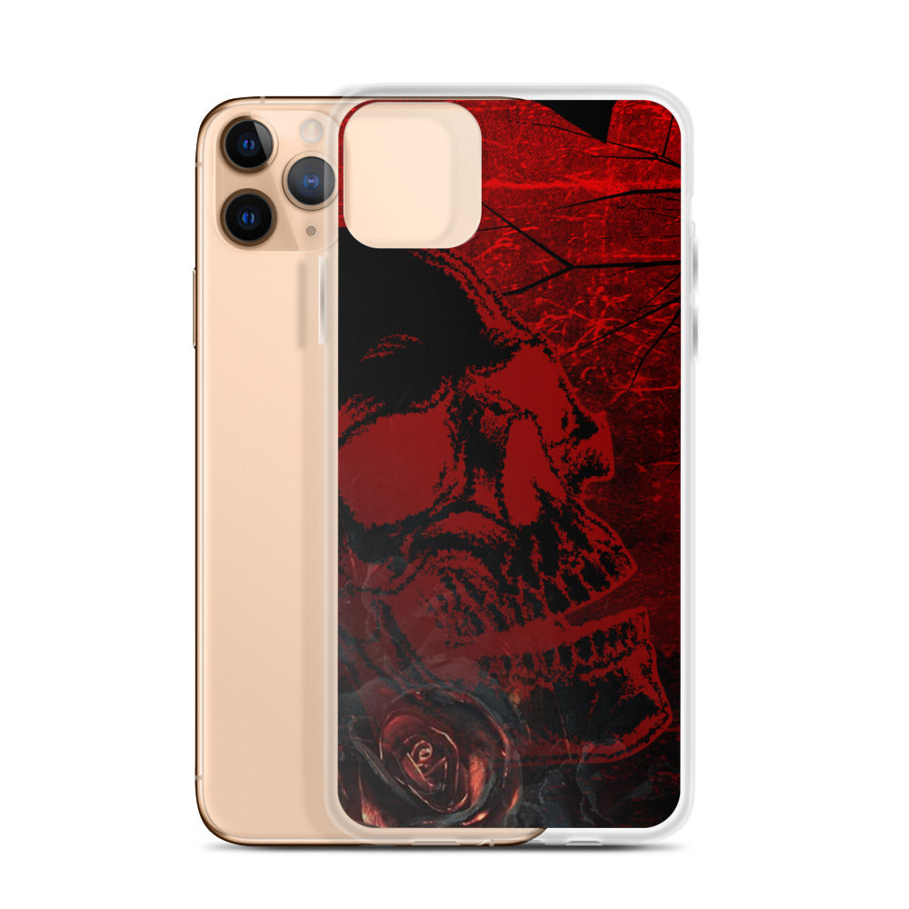 TRANSPARENT SKULL iPhone Case