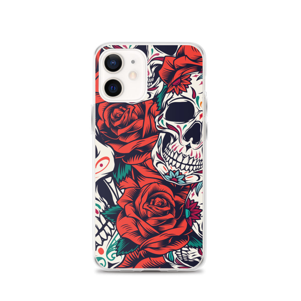 WHITE SKULL iPhone Case