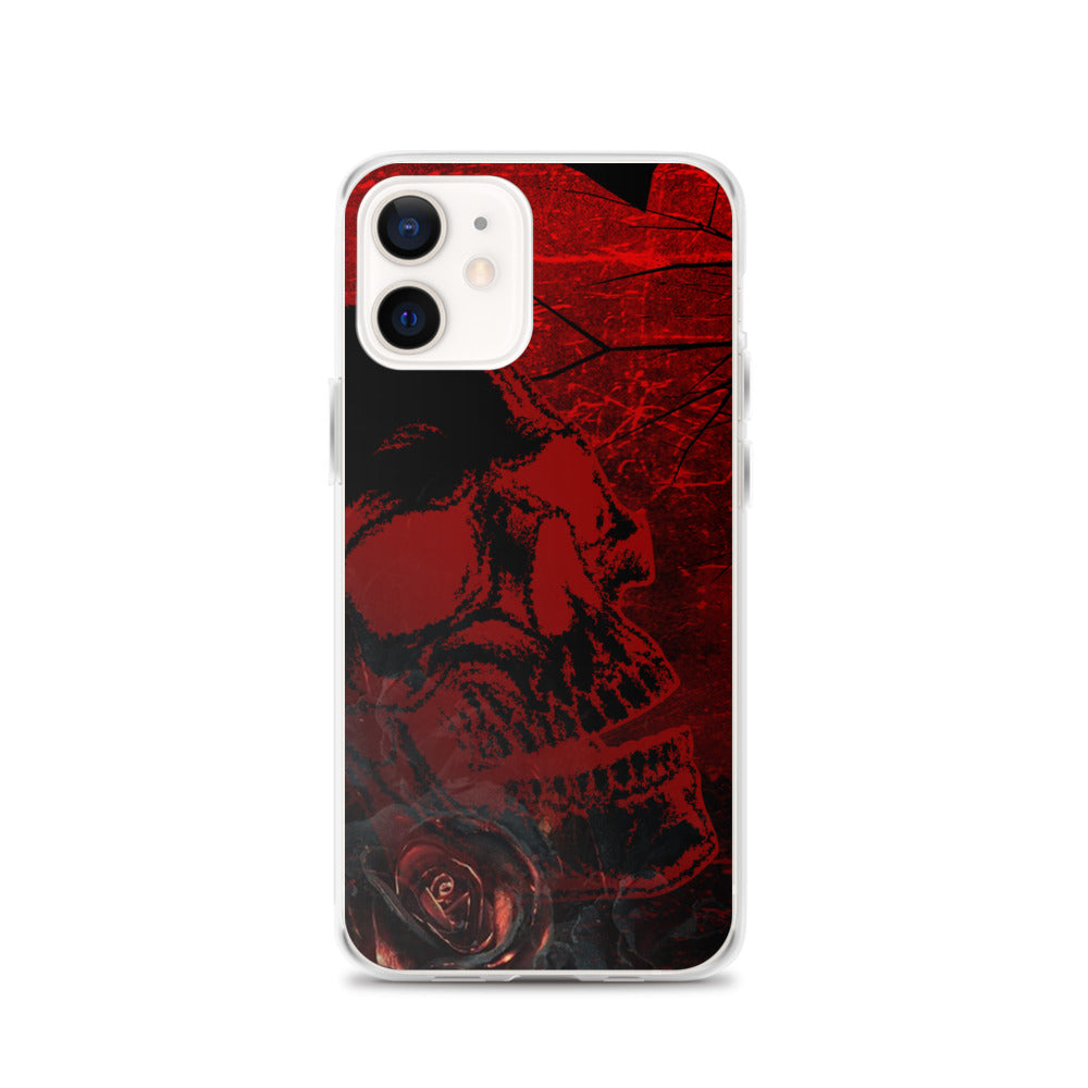TRANSPARENT SKULL iPhone Case