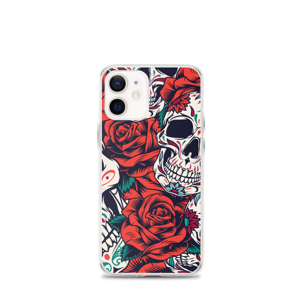WHITE SKULL iPhone Case