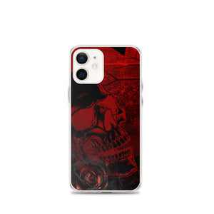 TRANSPARENT SKULL iPhone Case