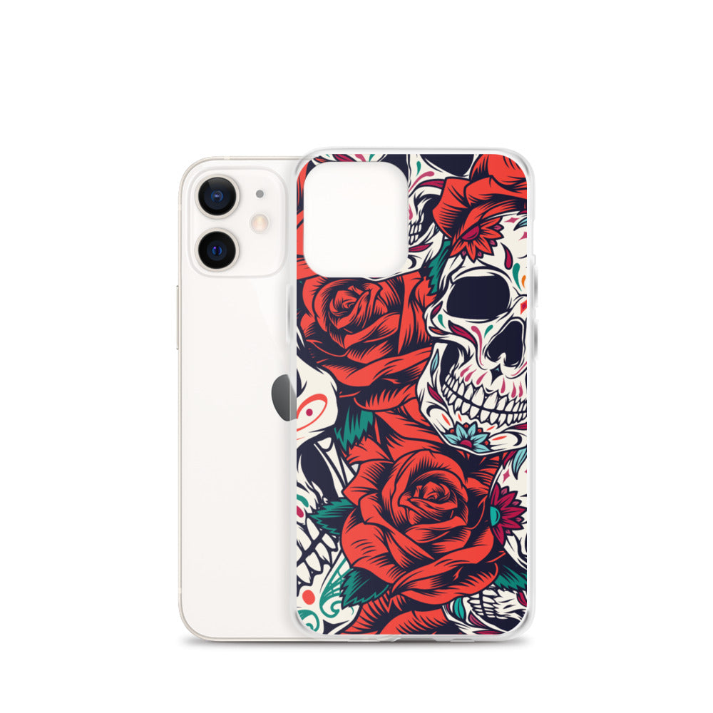 WHITE SKULL iPhone Case