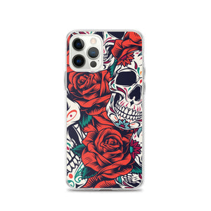 WHITE SKULL iPhone Case