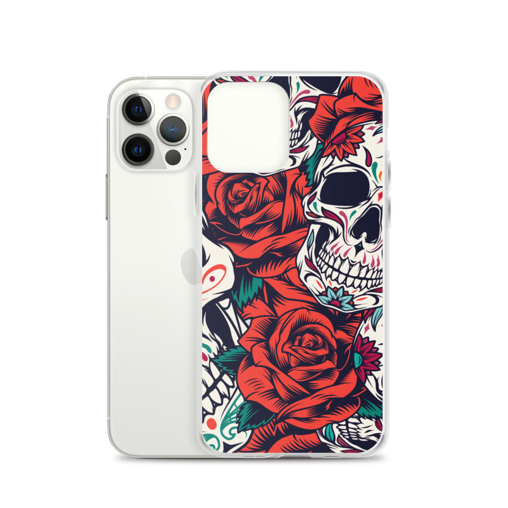 WHITE SKULL iPhone Case