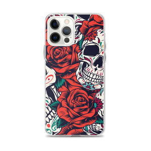 WHITE SKULL iPhone Case