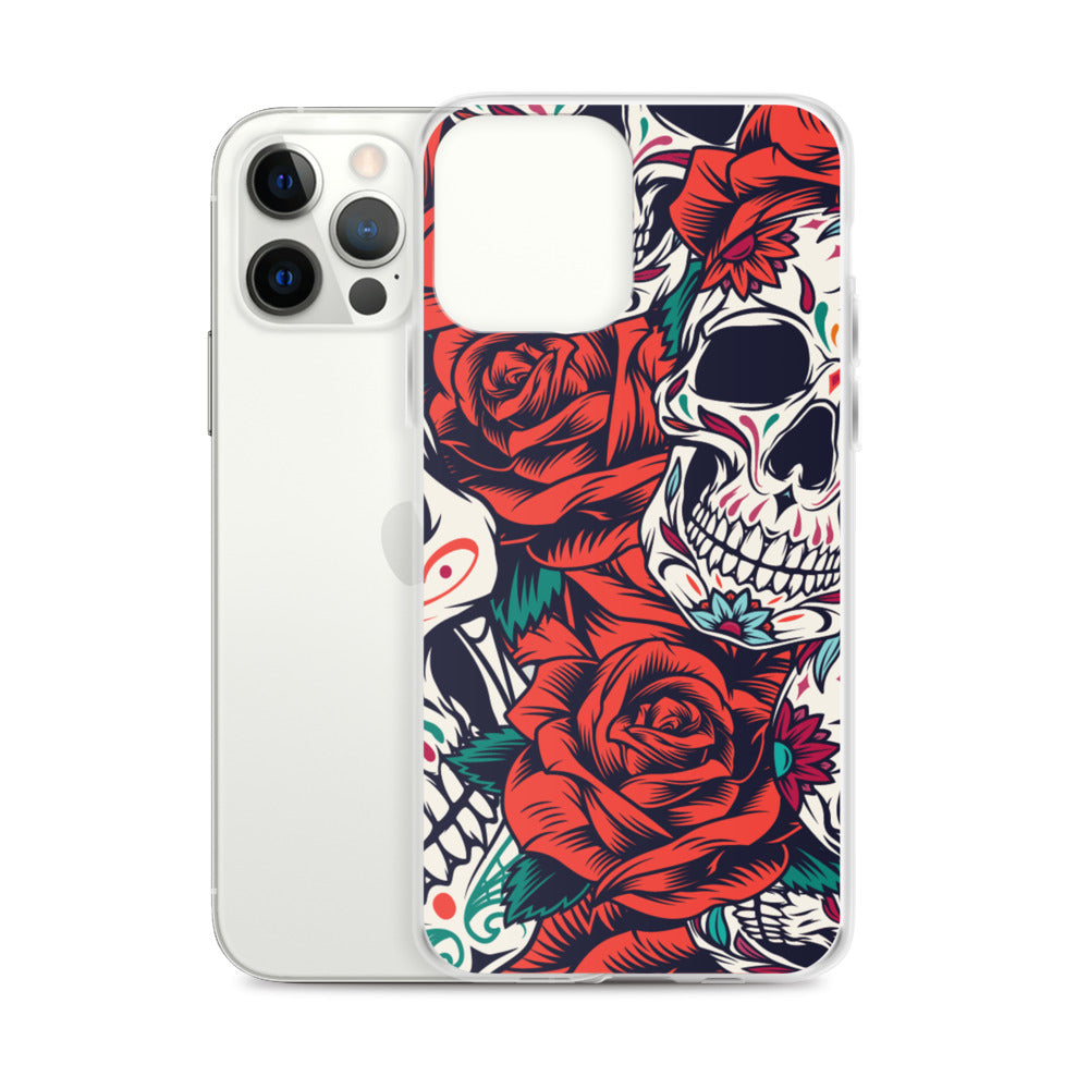 WHITE SKULL iPhone Case