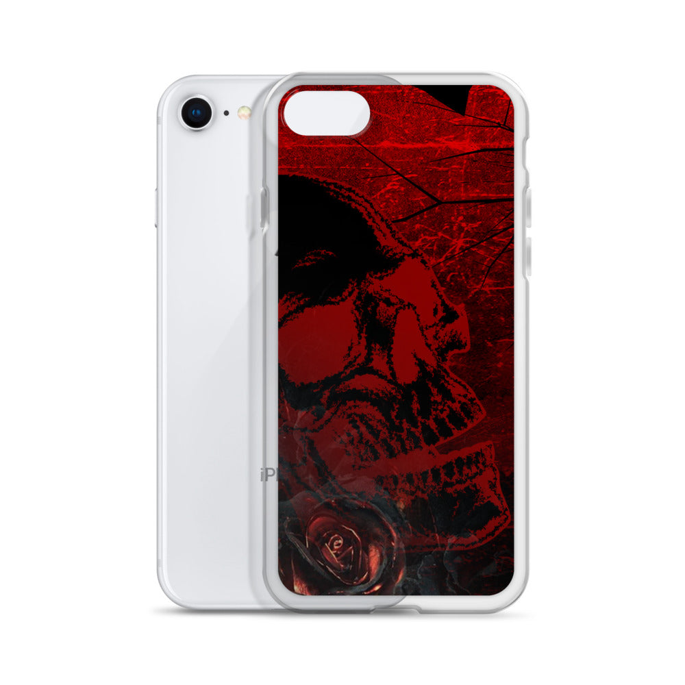 TRANSPARENT SKULL iPhone Case