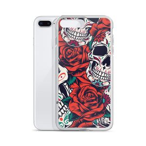 WHITE SKULL iPhone Case