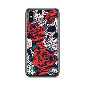 WHITE SKULL iPhone Case
