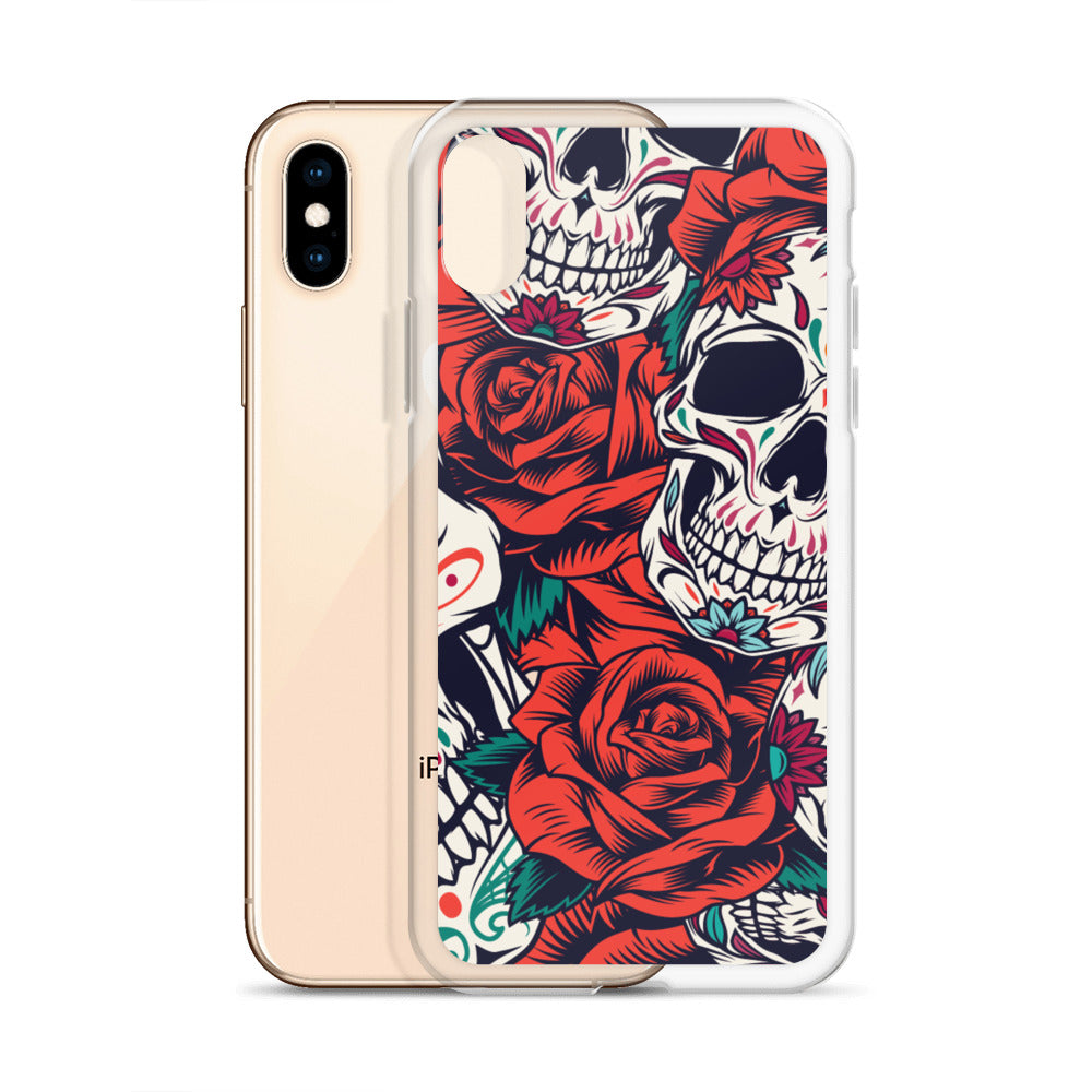 WHITE SKULL iPhone Case