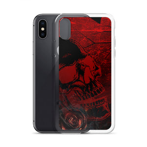TRANSPARENT SKULL iPhone Case