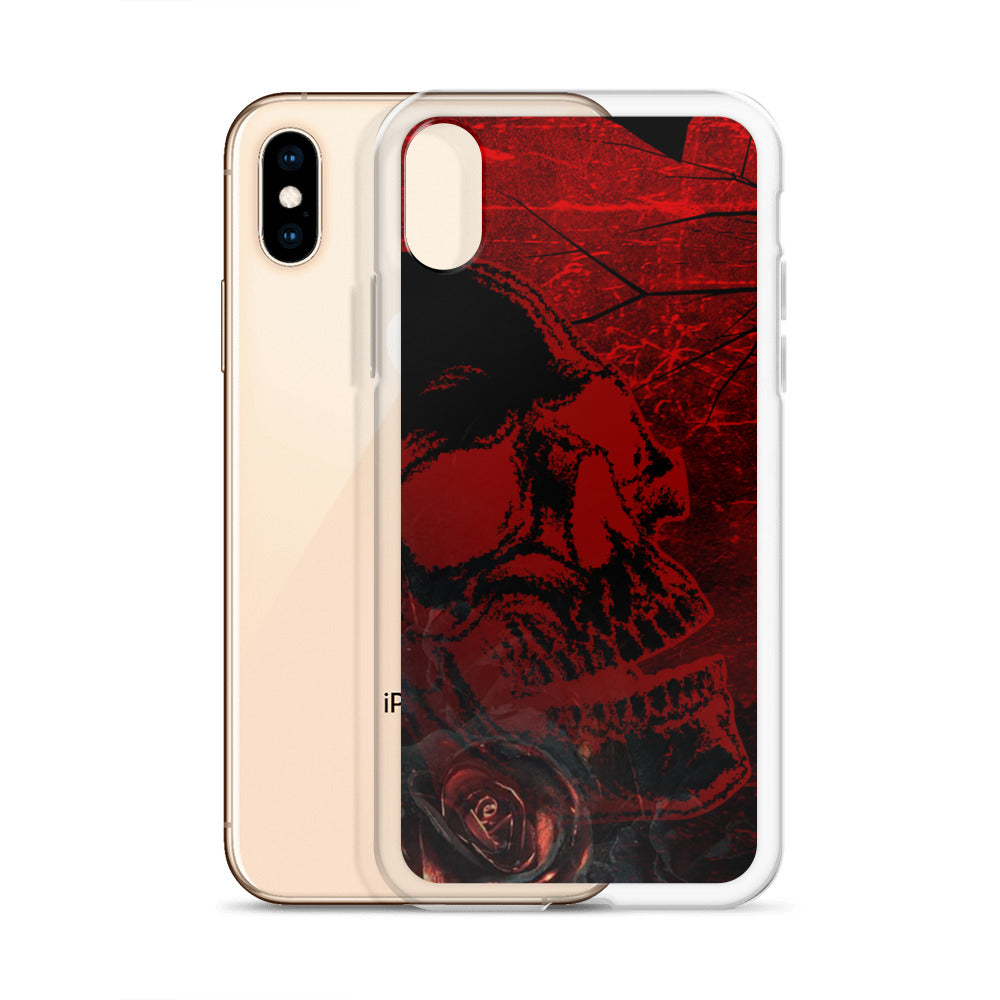 TRANSPARENT SKULL iPhone Case