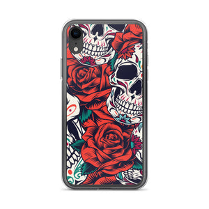 WHITE SKULL iPhone Case