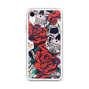 WHITE SKULL iPhone Case
