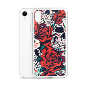 WHITE SKULL iPhone Case