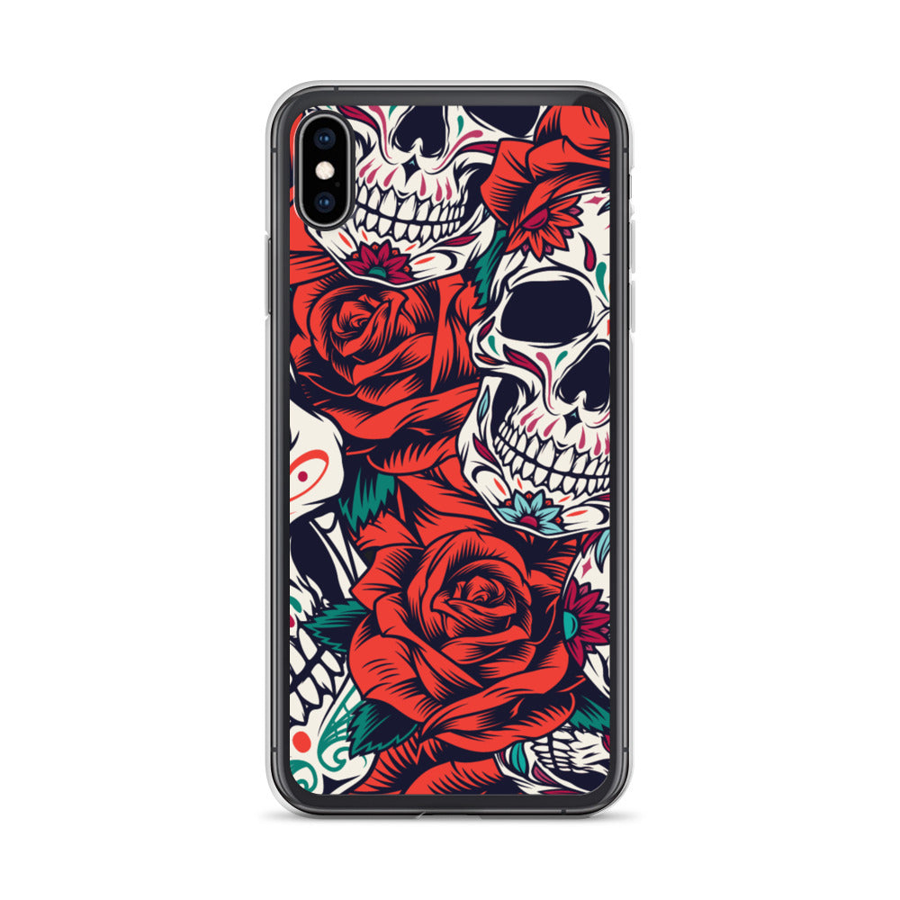 WHITE SKULL iPhone Case