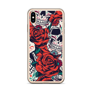 WHITE SKULL iPhone Case