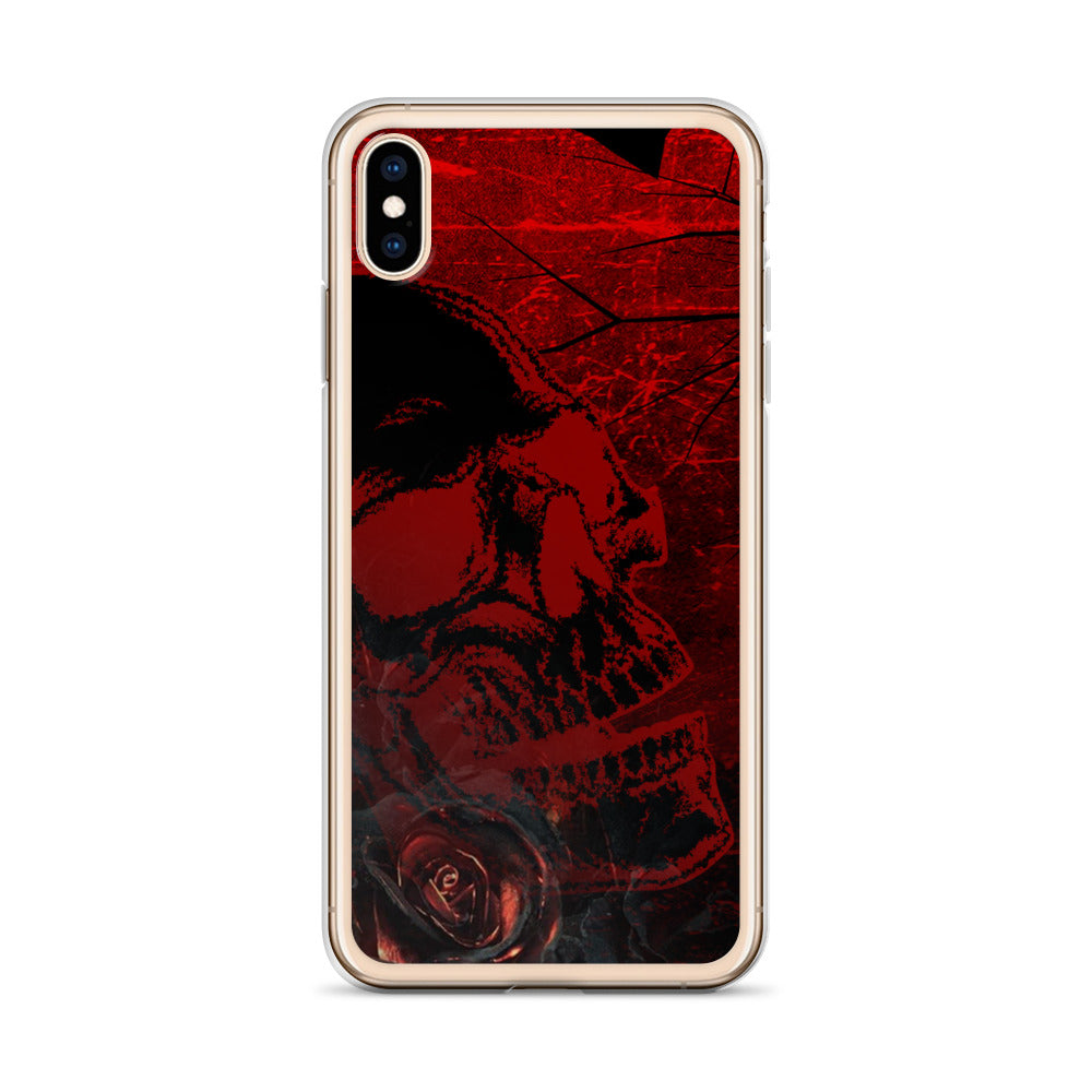 TRANSPARENT SKULL iPhone Case