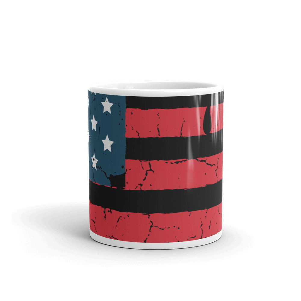 flag White glossy mug
