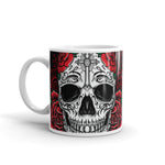 White glossy mug