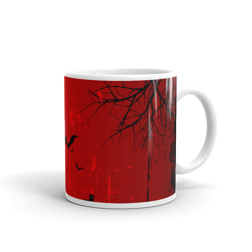 ghost White glossy mug