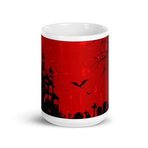 ghost White glossy mug